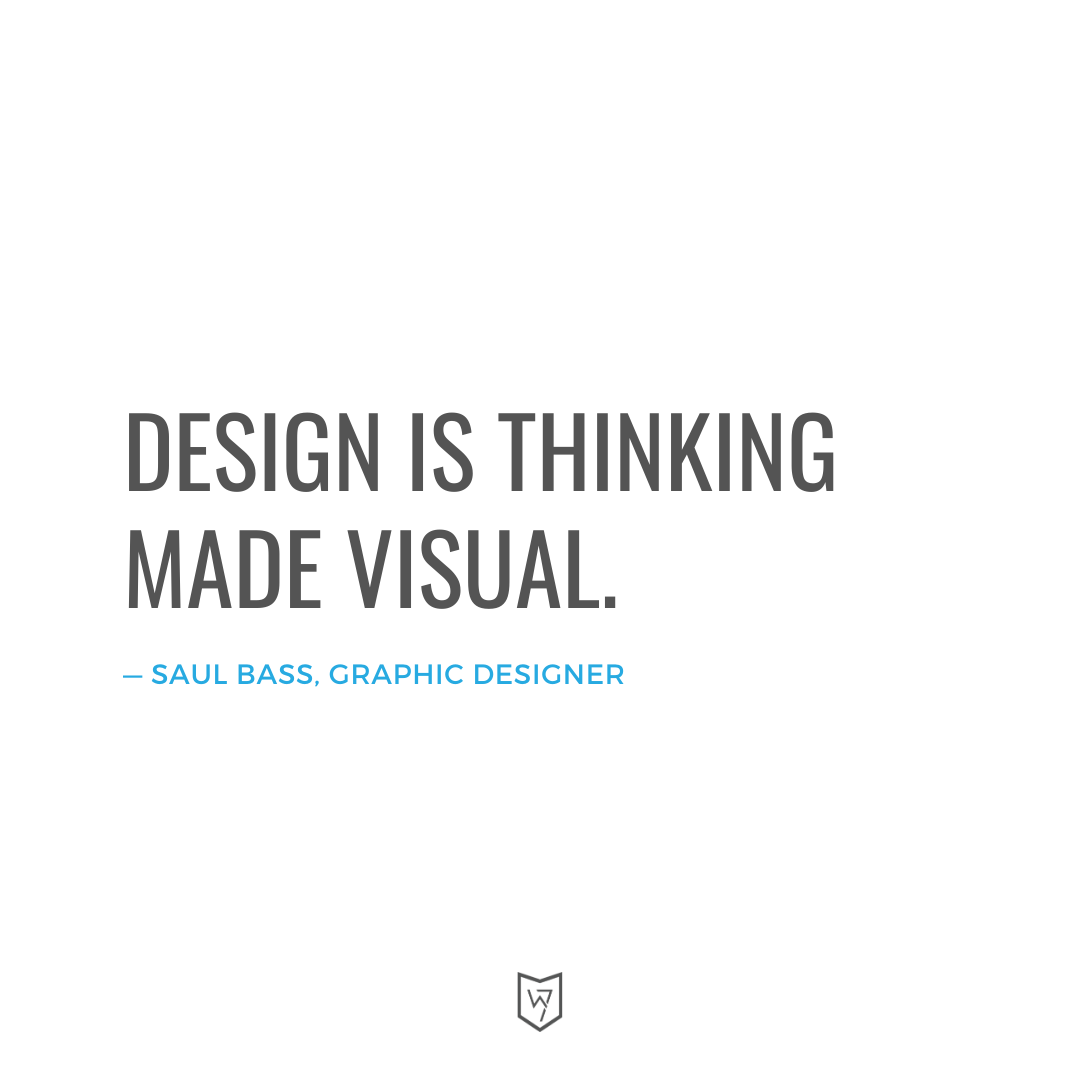 w7th's tweet photo. Straight from the icon, *the* Saul Bass.

#DesignQuotes #Quotes #GraphicDesign #UIUXDesign #West7thDesignStudio #w7th https://t.co/JTPrxnDi9E