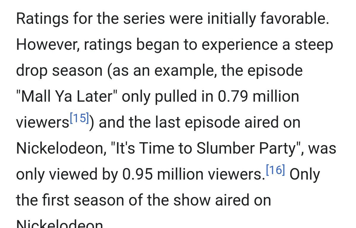 Pig goat banana cricket (yup that's a thing) This show suffered a steep decline in ratings causing to be moved to nicktoons during the 2nd season while episodes aired all willy nilly