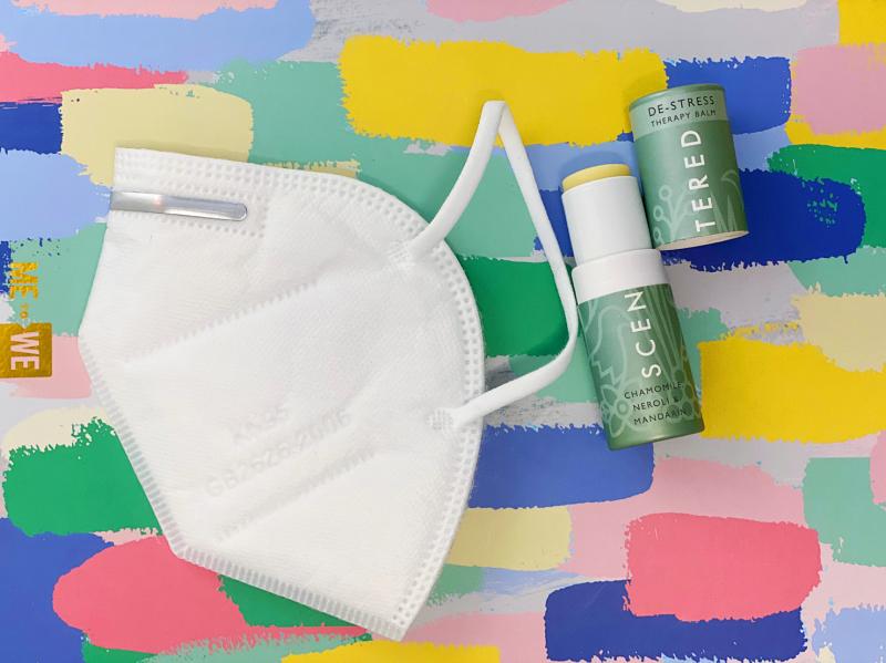 📌 Mask 😷 hack! Create wellness within your mask by using our Aromatherapy balms on the side of your mask.  #wellness #maskhacks #ournewnormal #Wellbeing #destress #aromatherapybalms