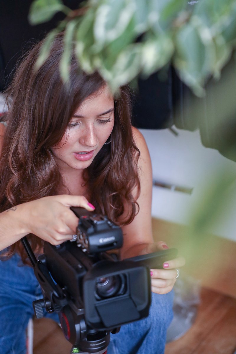CanonEMEApro's tweet photo. Has video become more important to creators during lockdown? We armed @colorsxstudios singer and songwriter Tertia May with an #XA55 camcorder and #EOSR to help share home performances - stay tuned for the result 📺 https://t.co/IknT3TpxWD