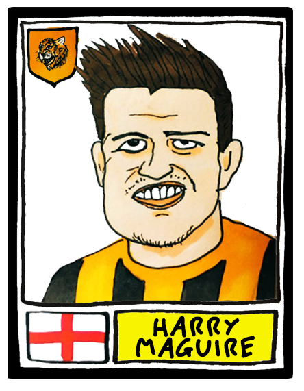 HULL CITY - don't be alarmed but, we are drawing you. Probably quite badly 36 wonky depictions of various Tigers from years past, drawn with much enthusiasm but zero talent, coming up. This attempt at Harry Maguire? Think of it as a warning.Suggestions pls!RTs = LOVE