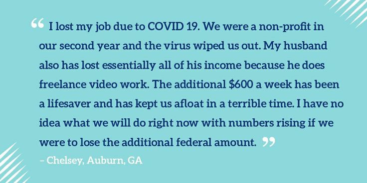 The $600/week boost in #unemployment benefits helped moms like Chelsey make ends meet. Now what is she supposed to do? Tell your Senator: #DoYourJob and #Savethe600! #ExtendUI