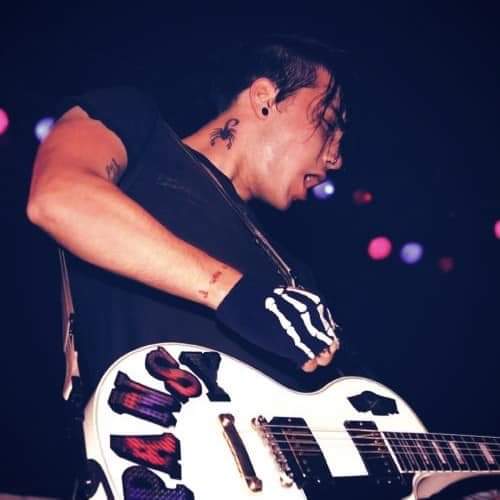 "At the end of the show, I wheeled it out and went to hit the sign with the guitar. The sign broke, it broke the guitar, and then toppled over and knocked every amp on stage over...So yeah, Pansy did that, and she hasn't been played since, so she hangs on the wall as well."