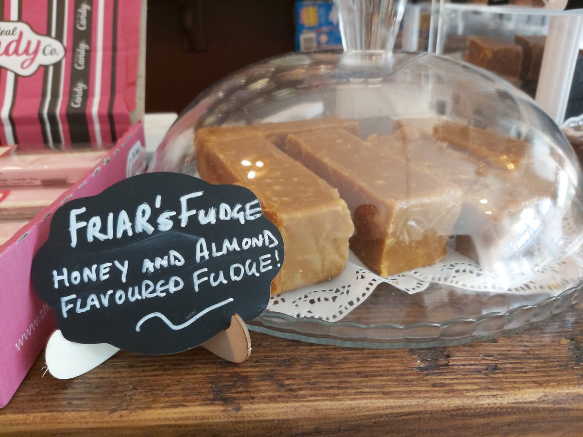 TheFriarTucks's tweet photo. IT HAS ARRIVED!!!!  Our very own EXCLUSIVE luxury handmade (locally) #FriarsFudge BOY O BOY IT TASTES DELICIOUS!!! and can only be bought in THORNE! https://t.co/BTY5zhq8xP