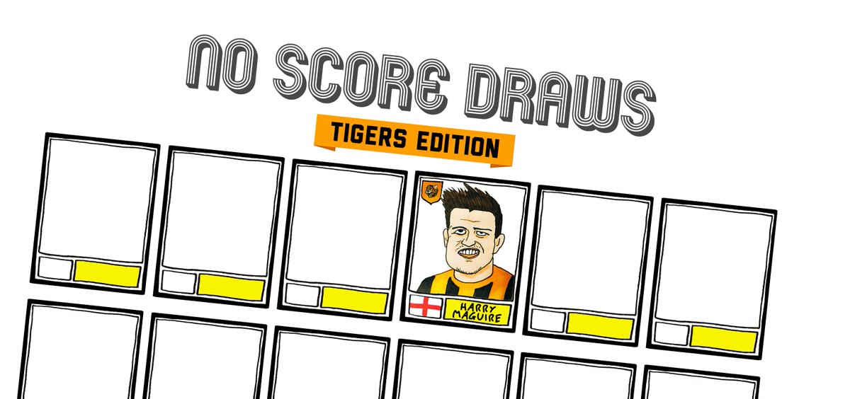 HULL CITY - don't be alarmed but, we are drawing you. Probably quite badly 36 wonky depictions of various Tigers from years past, drawn with much enthusiasm but zero talent, coming up. This attempt at Harry Maguire? Think of it as a warning.Suggestions pls!RTs = LOVE