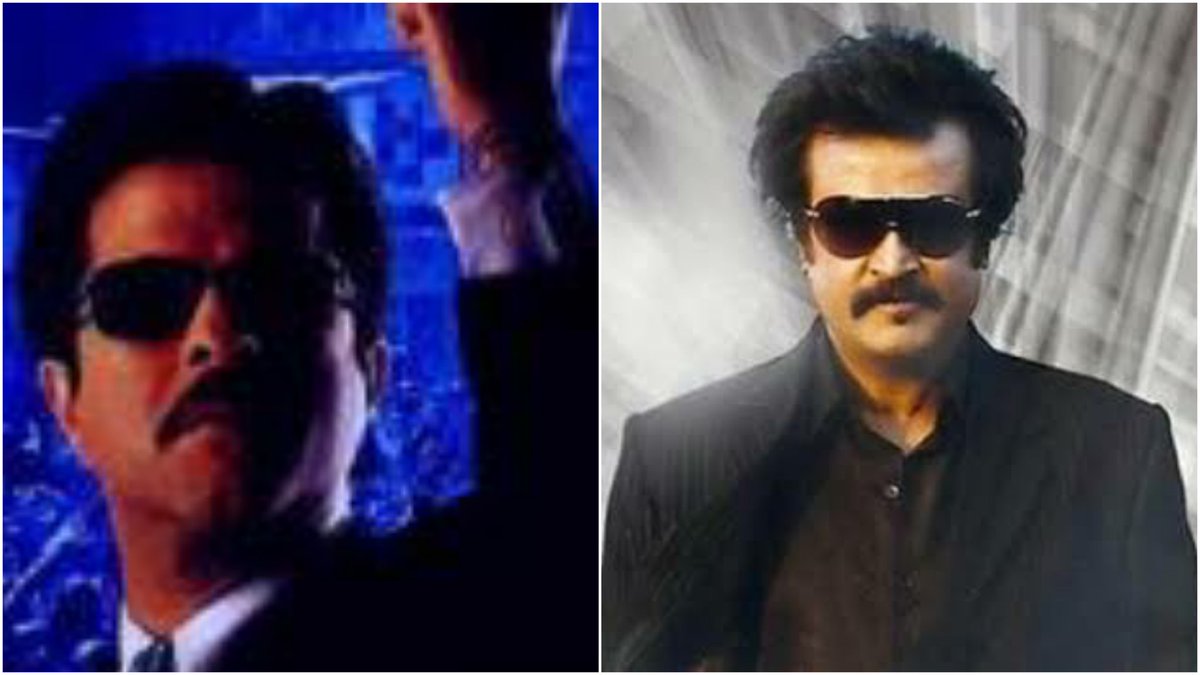  #Mudhalvan was Originally Written For  #Thalaivar  @Rajinikanth Later  #Shankar had done with Arjun and he remade the movie in Hindi titled as Nayak you all know that but how many of you know? #AnilKapoor who played the lead in Nayak and Anil Kapoor's Name in Nayak was  #SivajiRao