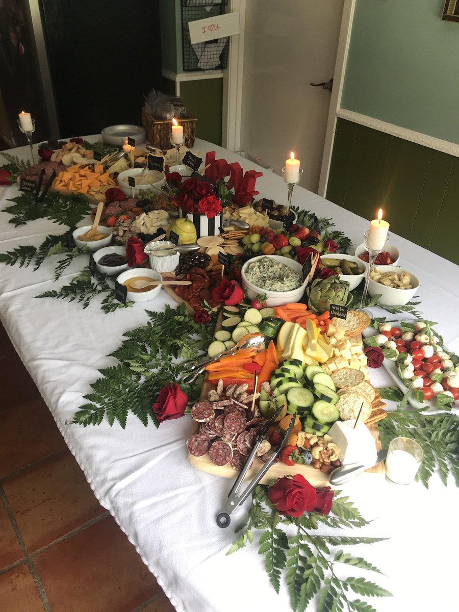 stinaliserio's tweet photo. I didn’t know there was a completion but here’s a grazing table/charcuterie board I made for a friends at home wedding celebration #cravingsboard https://t.co/dxT0o2Kt5s