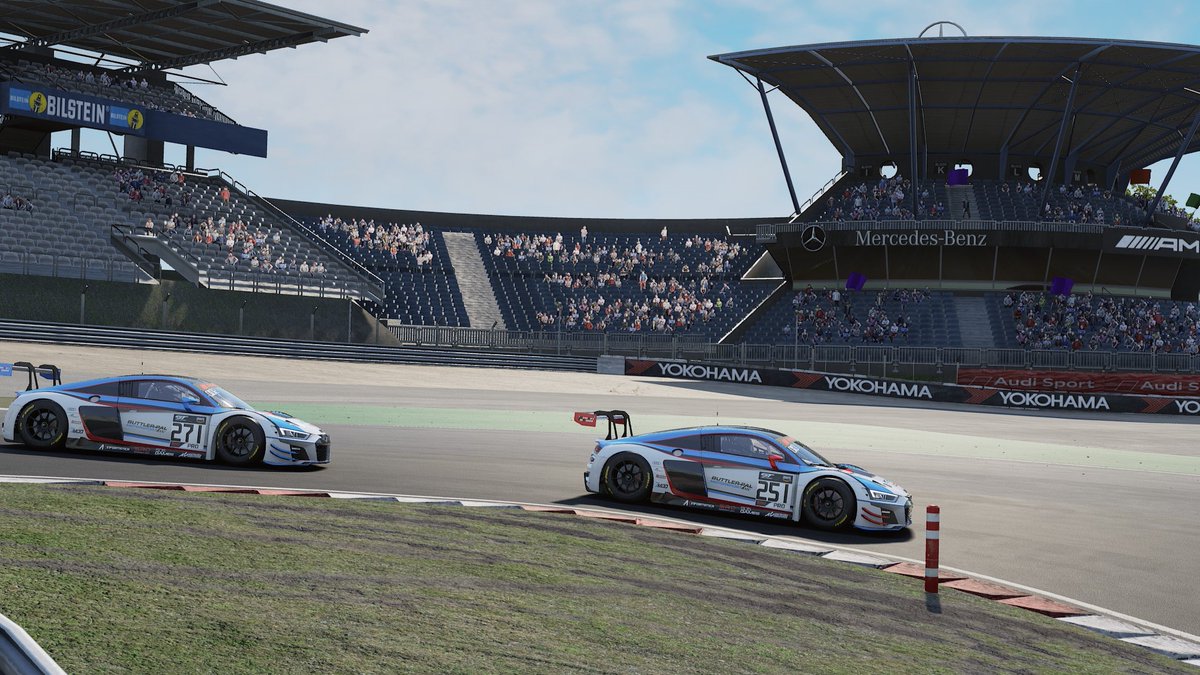 ButtlerMotors's tweet photo. Don't miss our #ACC squad racing at the #GTR24h 2H Sprint Series on the legendary Nürburgring GP Track.

📺➡️ https://t.co/XVPtoOU8ps.

🙏 to our partners: @vcoesports #MilltekSportDeutschland #FramiAutosport #OMPRacing #simskinde #7mod #PBPer4mance #SimFormula #MasitaEsports https://t.co/mYHa9BT2fa