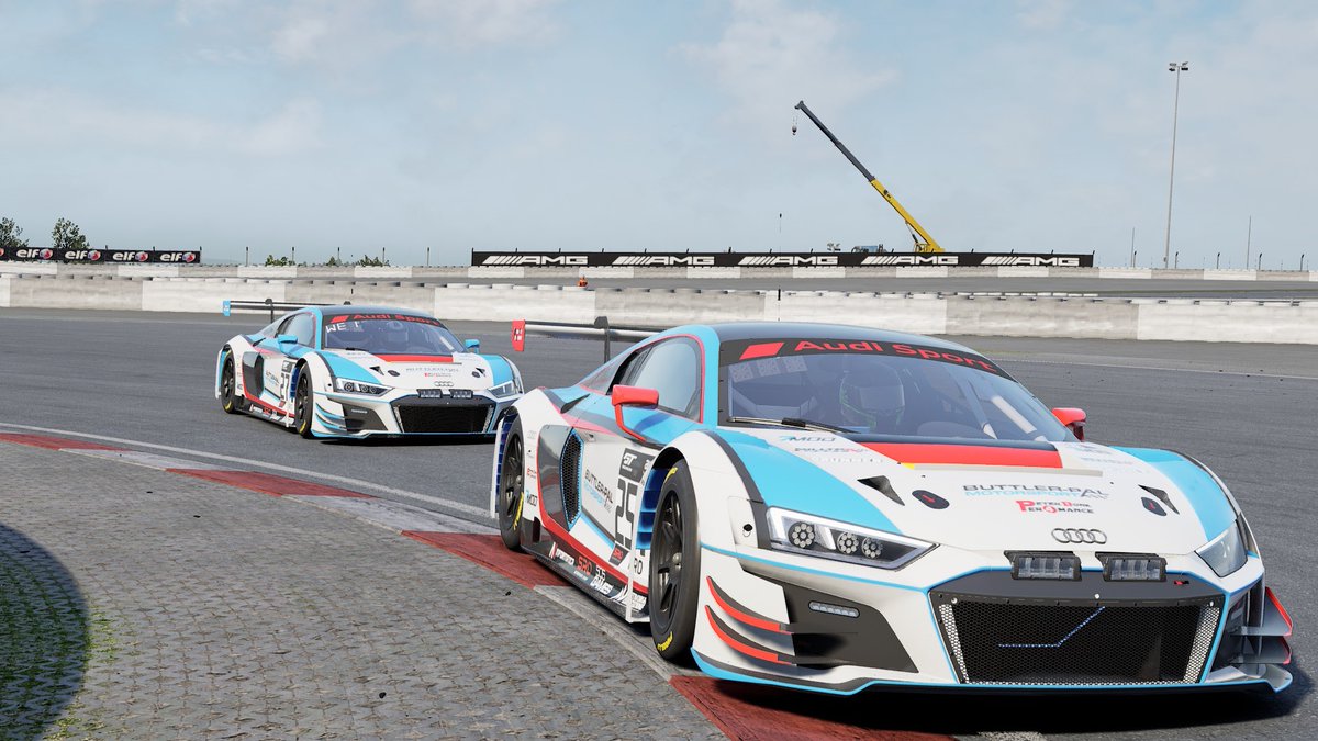 ButtlerMotors's tweet photo. Don't miss our #ACC squad racing at the #GTR24h 2H Sprint Series on the legendary Nürburgring GP Track.

📺➡️ https://t.co/XVPtoOU8ps.

🙏 to our partners: @vcoesports #MilltekSportDeutschland #FramiAutosport #OMPRacing #simskinde #7mod #PBPer4mance #SimFormula #MasitaEsports https://t.co/mYHa9BT2fa
