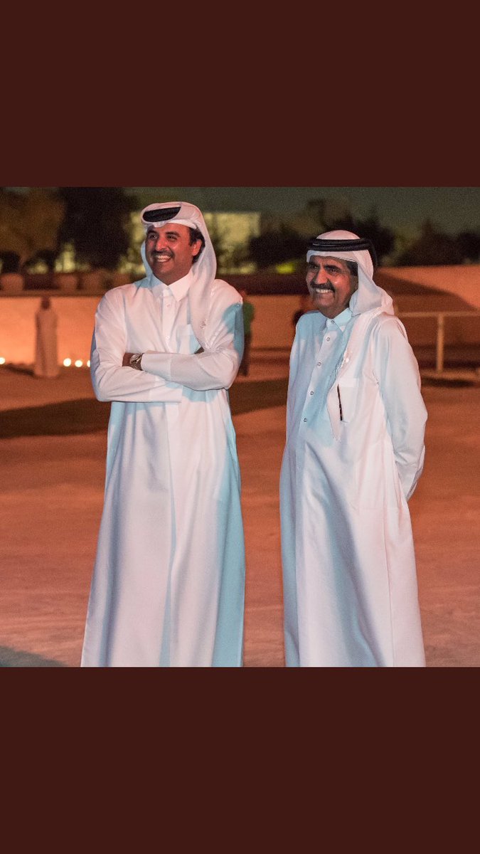 #الامير_الوالد_خط_احمر
سمو الشيخ الوالد حمدبن خليفه ال ثاني حفظه الله ورعاه واطال بعمره علمه صداه عم المعموره زعامته غيرة وجه قطر تنميه فاقة الخيال حنكته السياسيه واصالته العربيه والدينه جعلة منه عضيد لقضية فلسطين وللبنان وارسى السلام بسودان واريتريا جوبوتي والكثير صعب الحصر