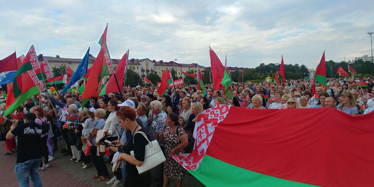 Митинги за Лукашенко 19.08.2020 Митинги за Лукашенко 19.08.2020