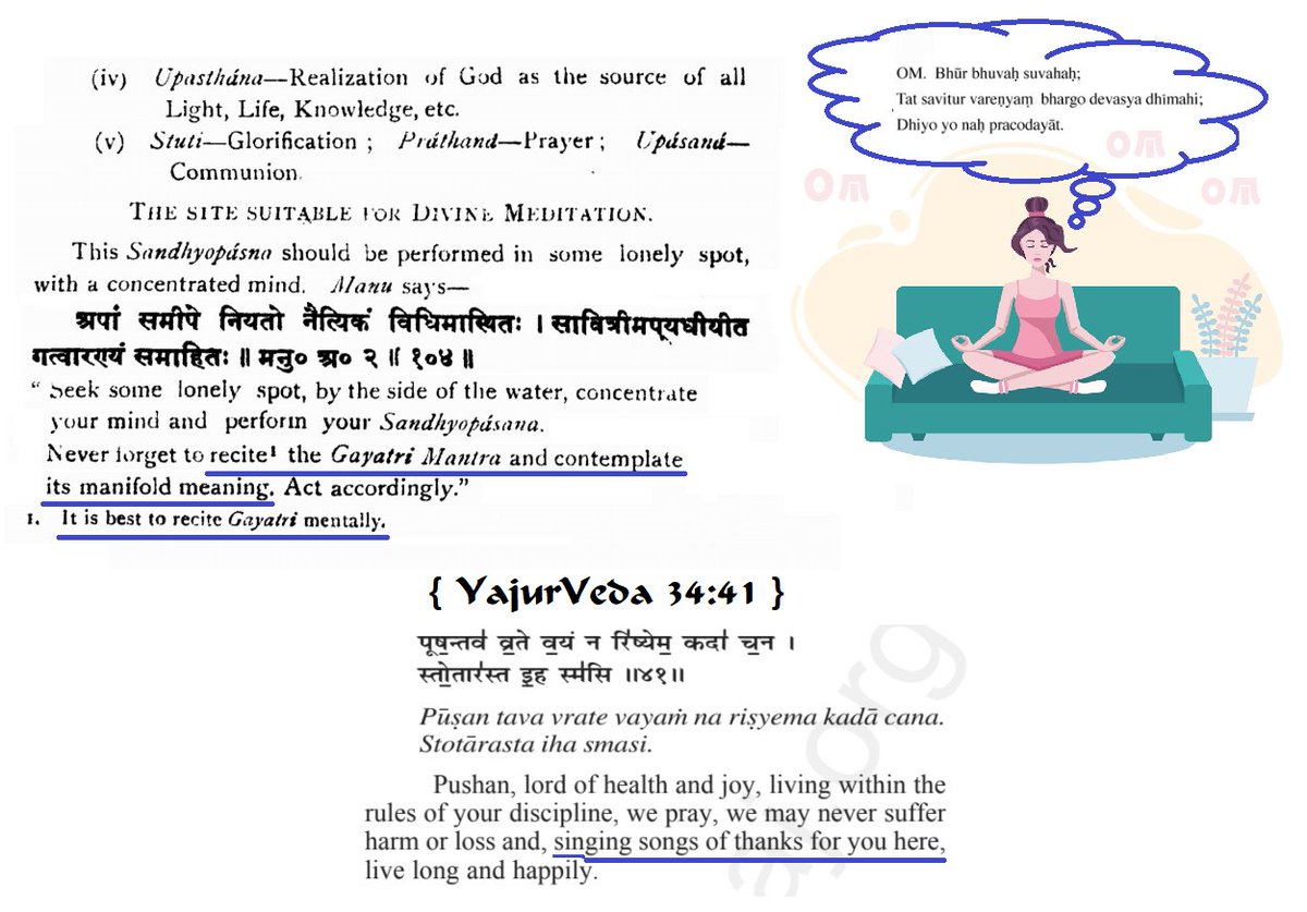 Today we'll see what Poojā/Pujā of Ishwar (God) mean?Vedas says the Ishwar Supreme-Soul is unborn, omnipresent and cannot be grasped by external senses so It is not possible for us to serve him.However we can honour Lord by doing "Stuti" (Praising qualities by Vedic Mantras).