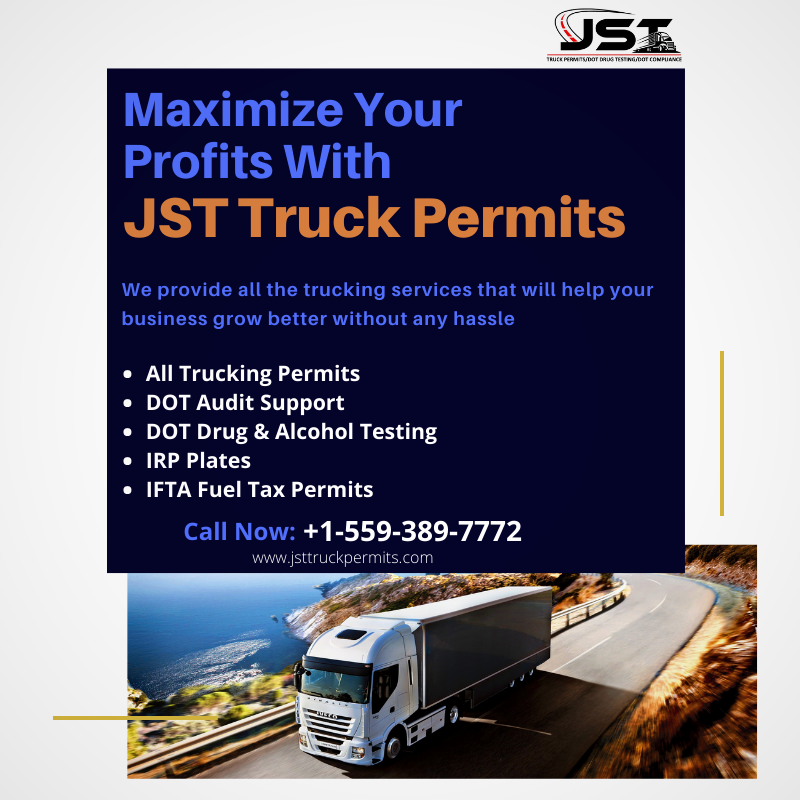 JstTruck's tweet photo. Maximize your profits with JST Truck Permits....
Contact now: jst1@jsttruckpermits.com
Visit: https://t.co/pGIzQx1dm3
#IRPplates #iftafueltax #dotdrugtesting #alltruckingpermits #ucrfiling #mcs150 #SupervisorTraining #punjabitruckers #desitruckers #ustruckers #America #Fresno https://t.co/XT5C7iYrWp