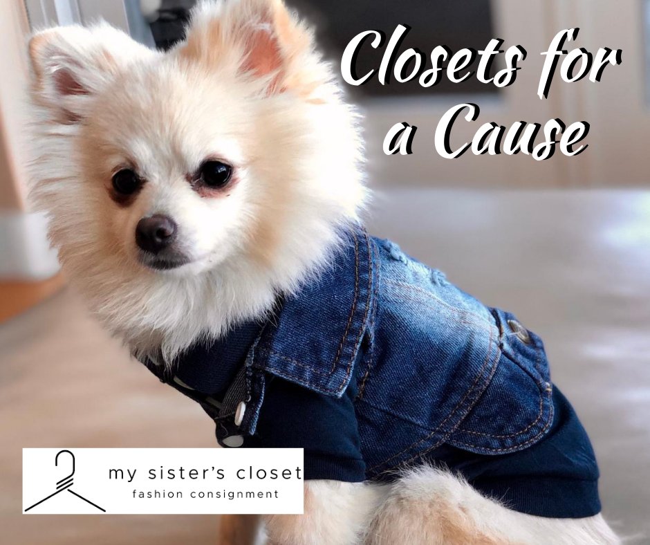 FACE_4_PETS's tweet photo. Through #ClosetsForACause, FACE partners with local businesses like @MySistersCloset to consign items donated by our generous supporters. Proceeds from these sales save pet lives!
Check out My Sister's Closet's Summer Progressive Sale for new daily discounts until August 29th. https://t.co/yA3AT5fcLy