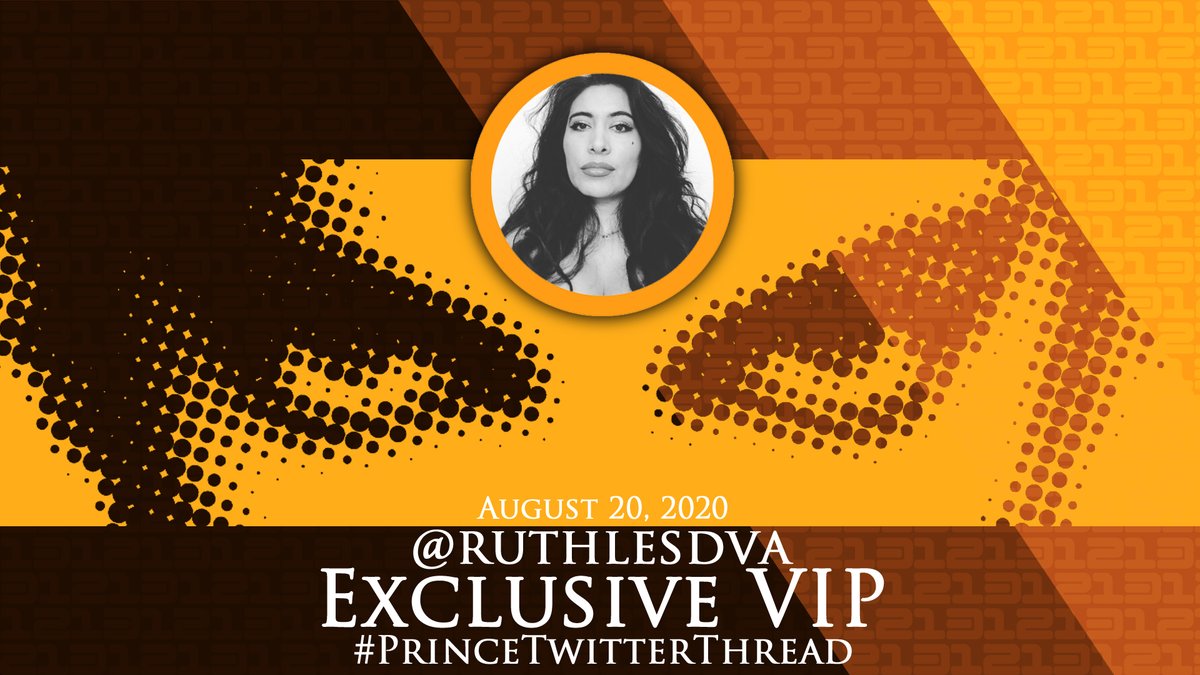 But wait, it ain’t over! Tomorrow we’ll have a very Exclusive VIP thread by  @ruthlesdva on the ‘3121’ era. Ruth was Prince’s manager at the time and has been extremely supportive of our threads the past couple of weeks. Check out her awesome comments & stay tuned for her thread!