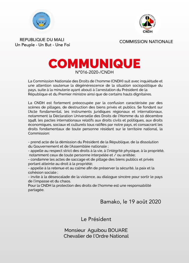 Communiqué