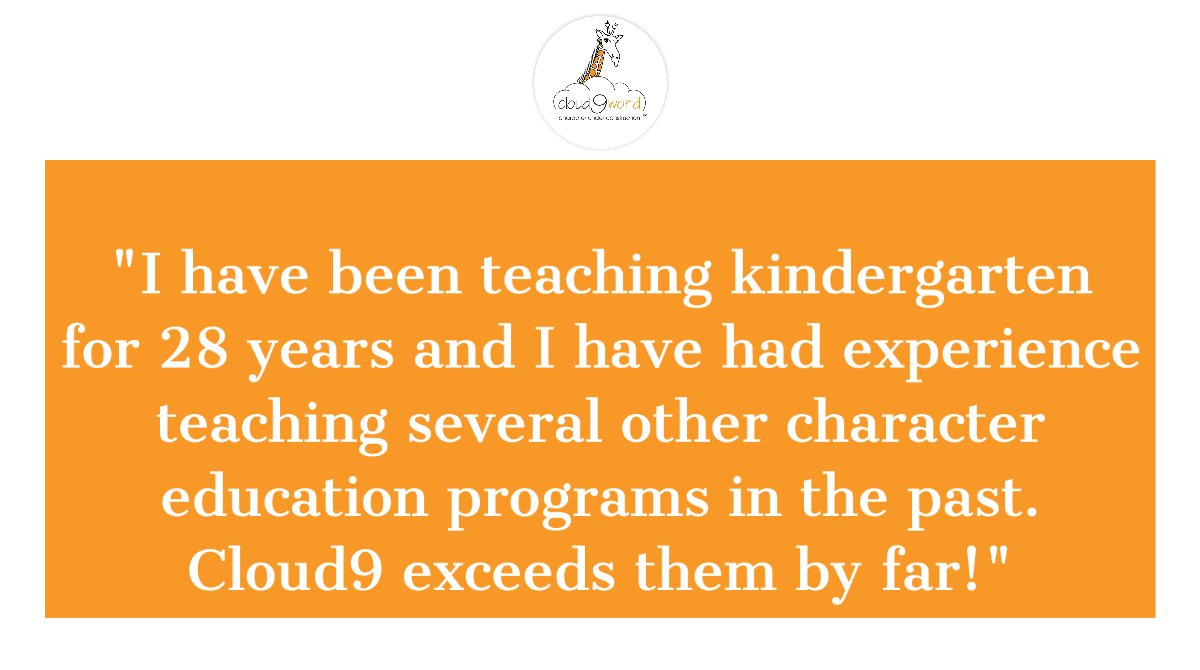 Life lessons learned through Cloud9World's books and curriculum  
<a href="/NAISnetwork/">NAIS</a> <a href="/miamischools/">MDCPS</a> <a href="/nycschools/">NYC Public Schools</a> <a href="/NatlHeadStart/">National Head Start Association</a> @weareasca @emotionswithkiwi #goodcharacter #goodkids #lifelessons #studentservices #emotions #parenting #SEL #homeschooling