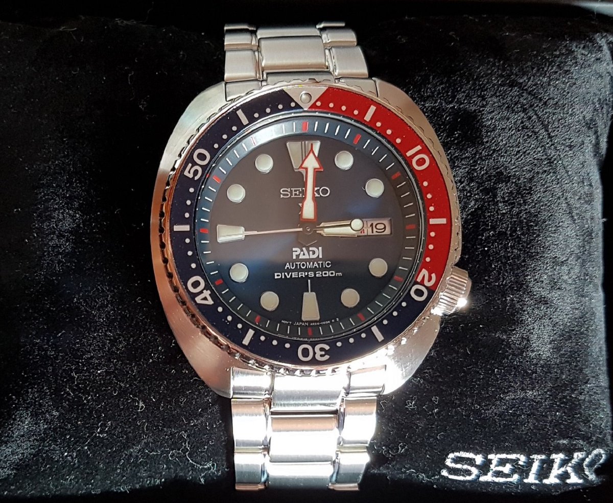 mate_cimarron's tweet photo. #Seiko #Prospex #SRPA21 #SeikoTurtle #SeikoSKX #Turtle #Tortuga Cal. 4R36 Auto 200M #PADI #SeikoDiver #Automatic #SeikoTurtle #Diver #Dive #Divers #Submariner #orologi #Montres #Montre #Watch #watches #timepieces #timepiece #relojesespeciales #SeikoWatch #reloj #relojes #Time ► https://t.co/H4rFVJzwki