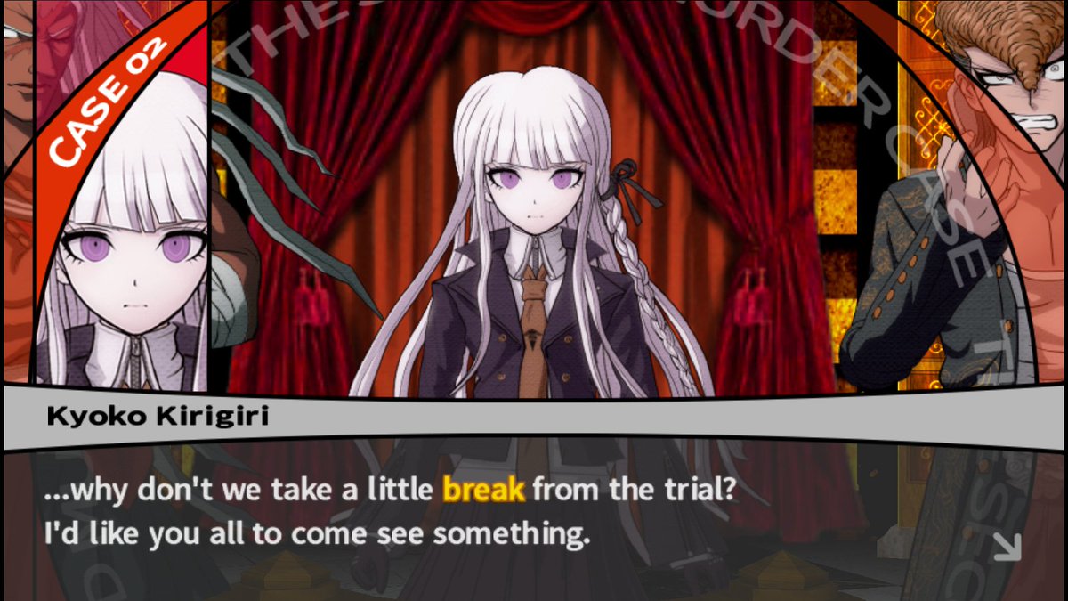 the only break in the trial