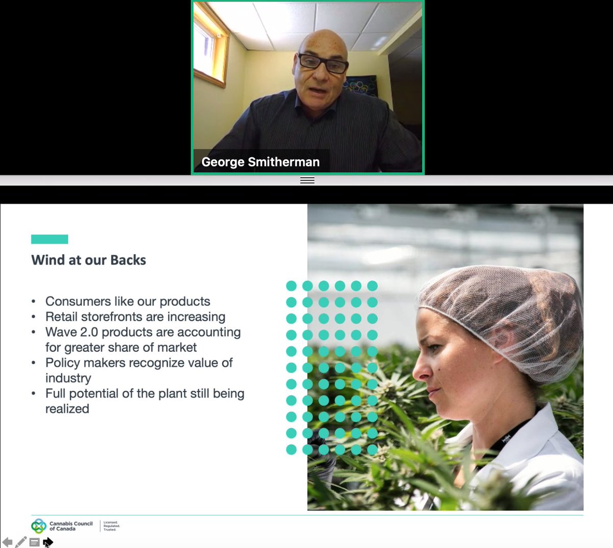 "Although we're a startup sector, there's no shortage of competition," he says. Smitherman talks about the headwinds and positives of the industry. "People like our stuff," he says.
