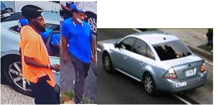 PGPDNews's tweet photo. On this week's #WantedWednesday, we are seeking the community's help to locate these two suspects wanted for stealing parts from a car, in the 8400 block of Central Ave. on August 15th. $$$ reward offered. Remain anonymous by contacting @PGCrimeSolvers: https://t.co/FKz4zeyxlM https://t.co/5CTay3c525