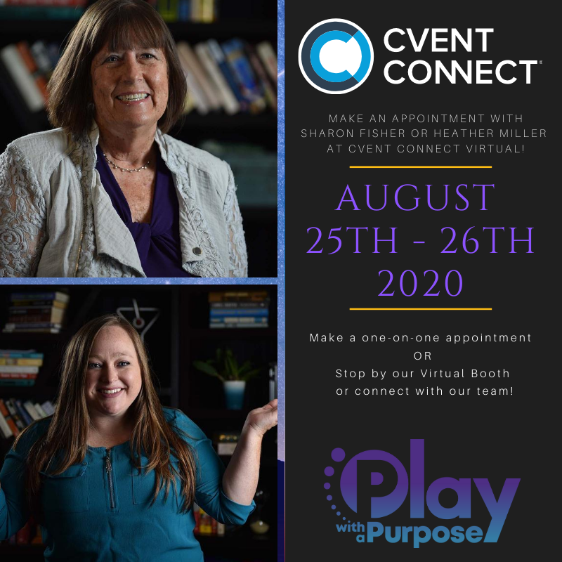 Are you attending CVENT Connect 2020? Sharon and Heather will be doing one-on-one appointments in our Virtual booth! Make your appointment today and we can help bring your events alive! Register for CVENT Here: ow.ly/tyUr50B3MKx