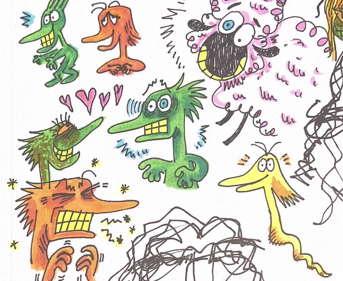 one thing about majoring in art i can finally doodle on my notes for class and feel productive?? 