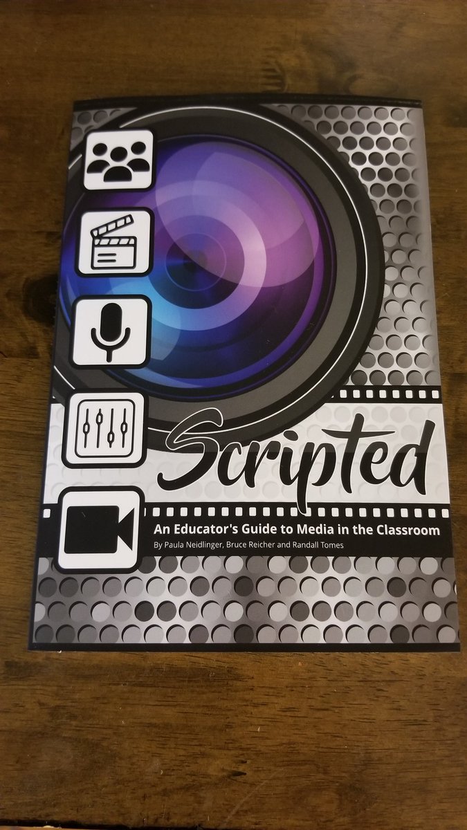 HarveyUSR's tweet photo. Just got my copy of Scripted!!! I can't wait to read it!  @breicher @scriptededu #medialiteracy #wevideo https://t.co/2b2PwOUQHt