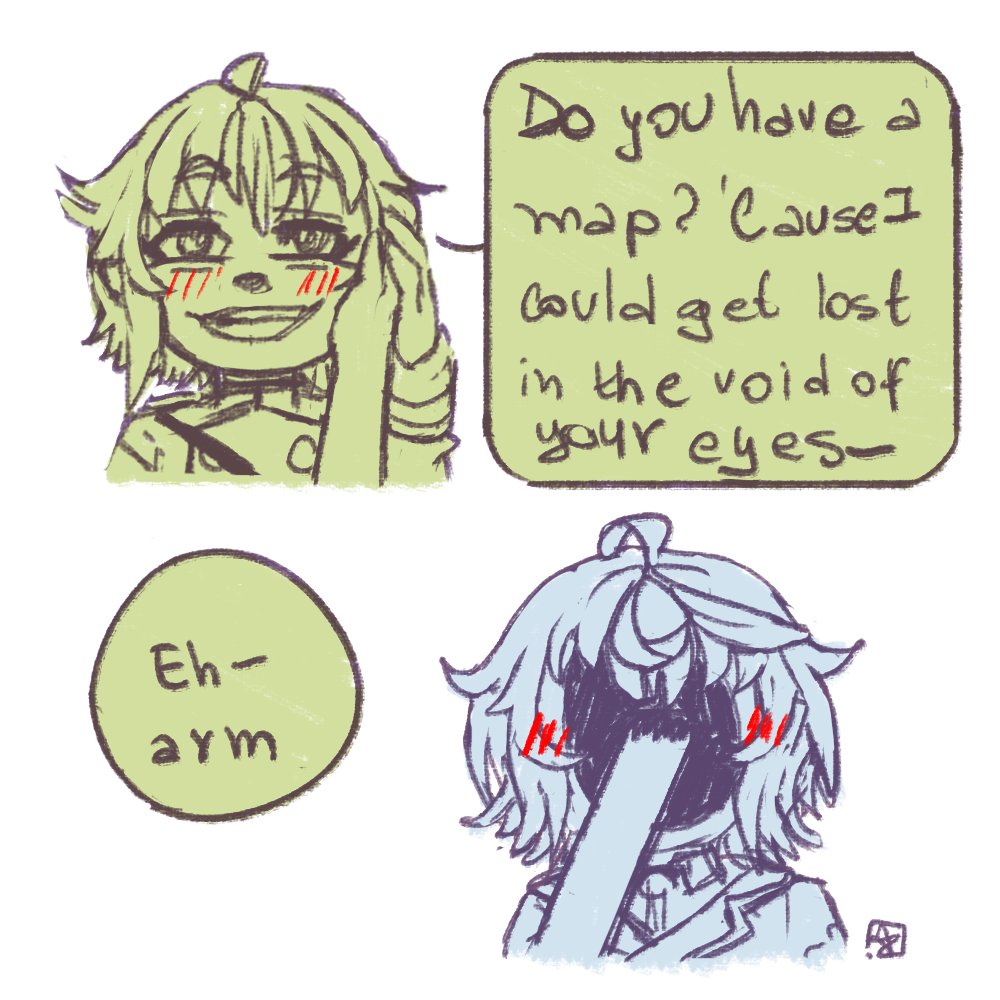 Anahhzp's tweet photo. #mikayuubingo2020  black-out prize for @TheWeissLily ! the prompt was void!mika fluff. I hope you like it <3 https://t.co/I8Byjbdsax