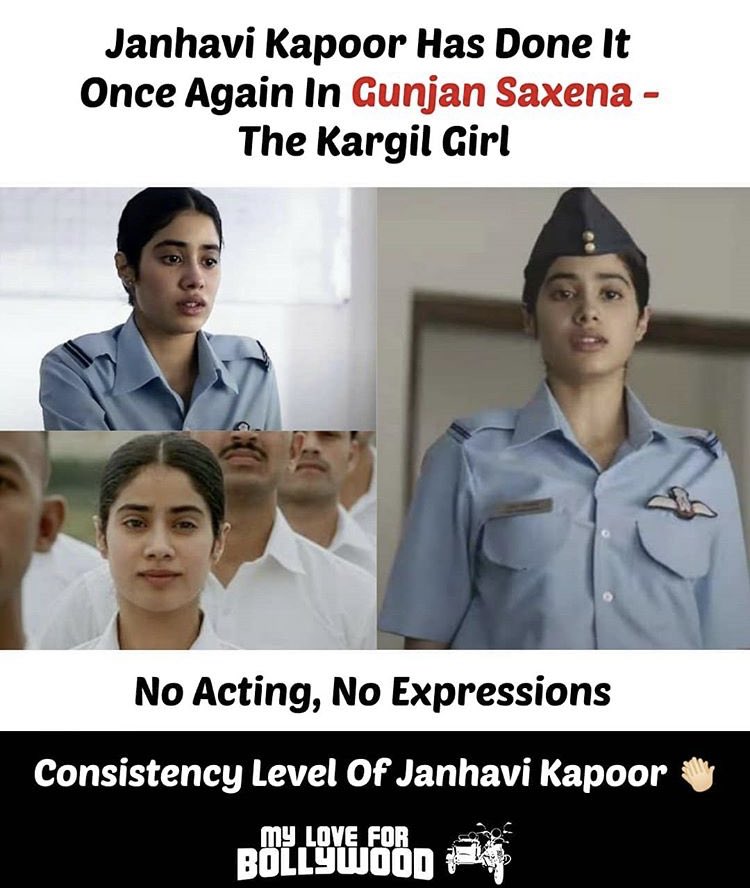 samit25nov's tweet photo. Consistency dekh rahe ho guys 😂😂😂#banbollywoodmovies #boycottnepotism if this role do some outsider she will do better than this shit guys #BoycottBollywood #worldwithssr #CBITakeOver https://t.co/kM4Uz4mPy5