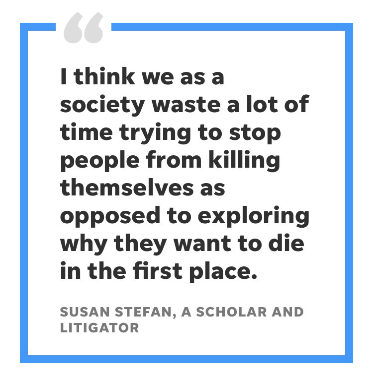 So STOP saying we have a “mental health” crisis. We have a WORLD DYSFUNCTION crisis that is far bigger than the individuals struggling - it is systemic. I’ll go back to this from my colleague Susan Stefan.