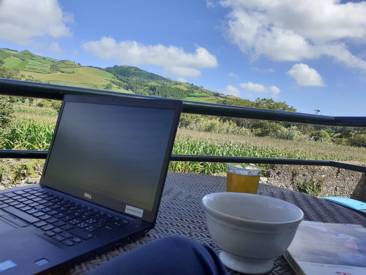 The West of São Miguel looks less wild than the East. More cornejo files, cattle, etc. Less forested.67/n &ndash; bei  Termas da Ferraria