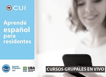 ÚLTIMOS DÍAS DE INSCRIPCIÓN!
📢 #Español para Residentes - Curso semestral para todos los niveles, una vez por semana, 3 horas por clase. TOTAL: 45h. 📓 ✏ 
👉Consultanos tus inquitudes! 
📧internacionales@cui.edu.ar
🌎cuispanish.com