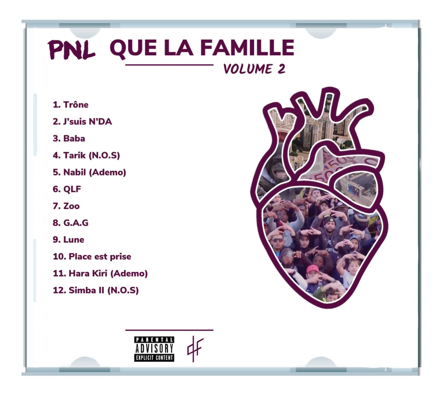 X 上的ACTUS QLF ®：「✒️©️ [Concept] PNL - Que La Famille : Volume 2 (Album et CD)   / X