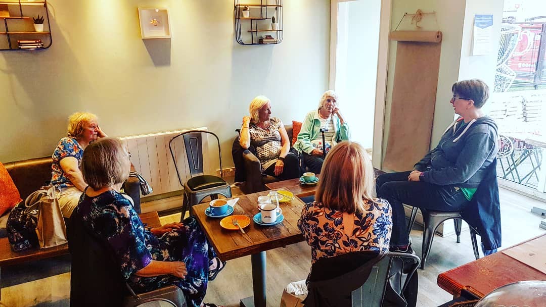 Salutem are more than just a coffee shop. Their Workshops help Northenden, Wythenshawe &amp; Didsbury residents improve community togetherness.

Covid halted this, but they're reintroducing them safely, including this social isolation one with @TheGPprojects.

We're proud to support!