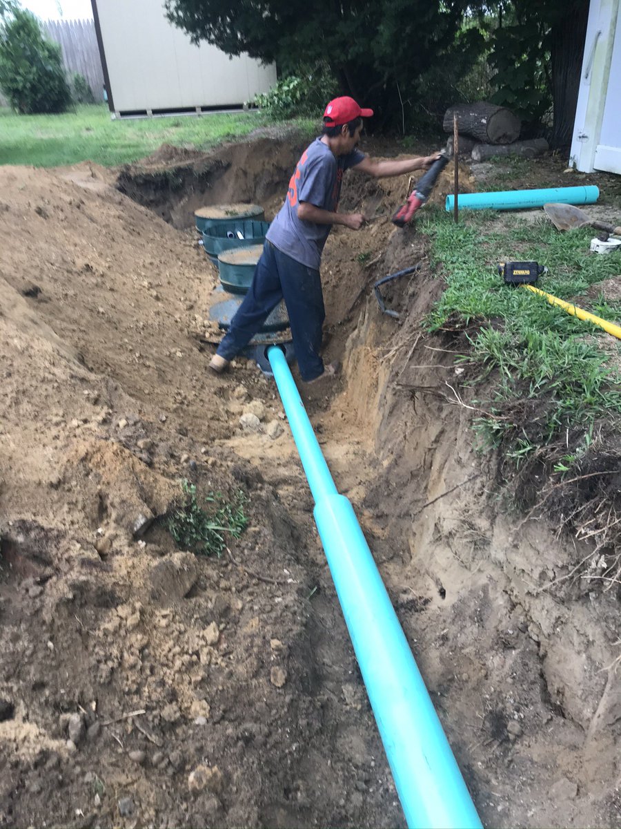 DirectDrainage's tweet photo. Install of a Hydro-Action system. For more information or questions on IA systems, please check out our website or call (631)472-0677. https://t.co/0M2xnb4qir #directdrainage #supportlocalbusiness #IAOWTS #hydroaction #reclaimourwater #savingourgroundwater #nitrogenreducingsystem https://t.co/fxj0wo0XyW
