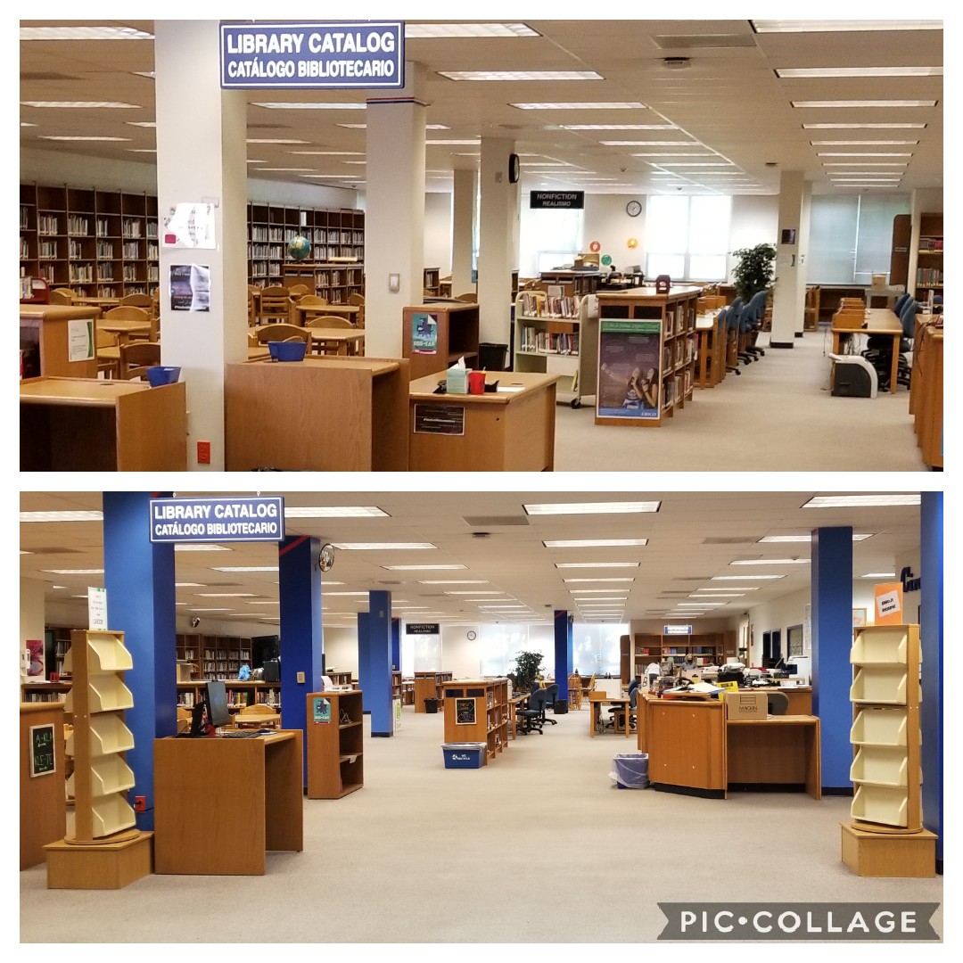 Looking #forward to this school year and this new adventure! Also excited about how the painting project turned out! <a href="/Park_View_HS/">PVHS</a> <a href="/lcps_libraries/">LCPSLibraries</a>