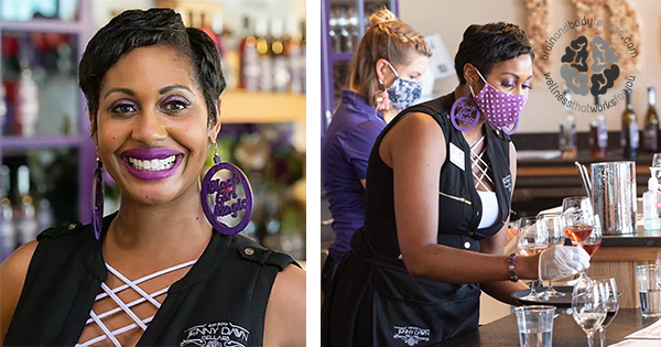 CBandBR's tweet photo. Meet Jennifer McDonald, founder of Jenny Dawn Cellars. She is the first African American entrepreneur to open an urban winery that offers handcrafted wine in Wichita, Kansas, but has also made history as the owner of the first Black-owned winery https://t.co/6XyboUBsGL https://t.co/4StqMdq8Bu