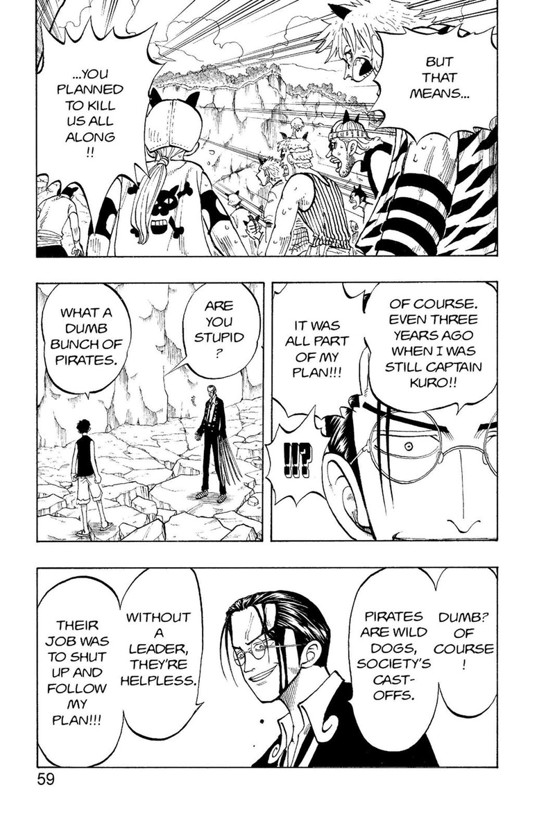 Cette admiration pour le même homme a été un des points de départ de leur grande amitié, avec Luffy qui tiendra très rapidement Usopp en grande estime.Leur amitié se révélera rapidement comme étant l'une des plus belles du manga.