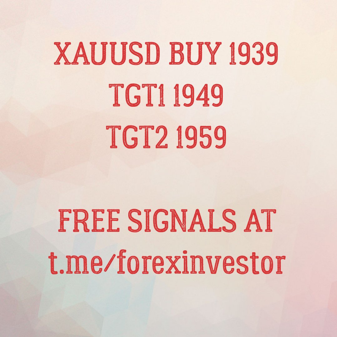 ForexInvestor20's tweet photo. #XAUUSD buy 1939
TGT1 1949
TGT2 1959

Free signals https://t.co/9U24tmZaUs

#fx #FX初心者 #FXツール #FXの勉強 #fxch #fx動画 #FXonHulu #Fxtrading #forexsignals #forextrader #forexsignal #Forexfunded #forexmentor #forexstrategy #forexmoney #forexmarket #forex #ForexEA #forexnews https://t.co/PBXuW2Sa4o