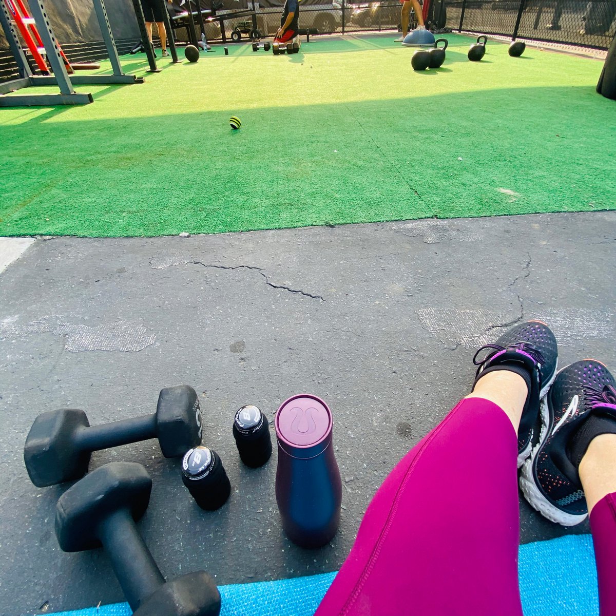 Today might of been the hottest work out to date - good g*d it was hot outside at 7AM! 

But powered through and got it done. 

Nice work to all those sweaty pics flooding our Twitter feed!