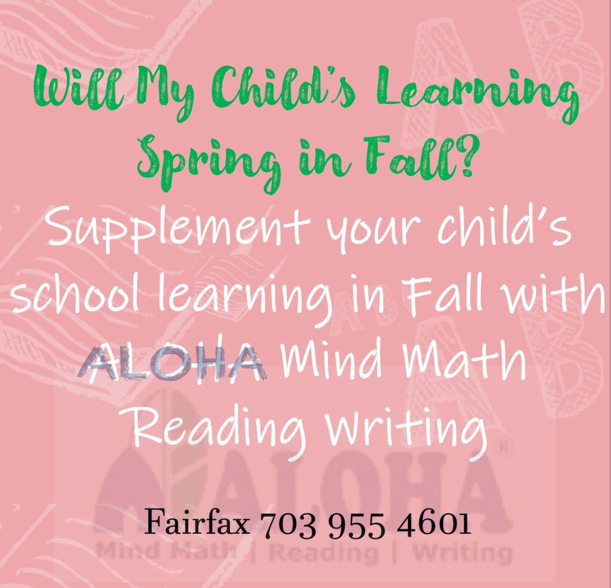 FairfaxALOHA's tweet image. We are there to help #Supplement your Child’s learning at school and home.

#BacktoSchoolLearning #BacktoLearning 

#fairfaxva #fairfaxcity #cityoffairfax #online #classroom #teaching