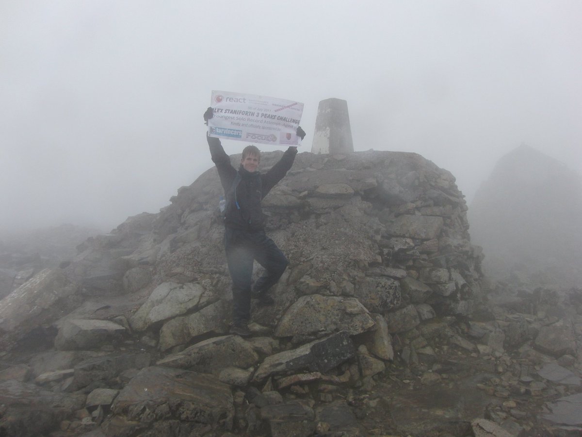 alex_staniforth's tweet photo. 2011 - completed the National 3 Peaks in 21:57 age 16 (stepdad drove between)
2014 - cycled it. The 3 Peaks and 436 miles solo in 4 days.
Friday - attempting to run the whole thing in 9 days.
Never stop scaring & challenging yourself folks... #ClicheAlert https://t.co/dh5hKtECWk