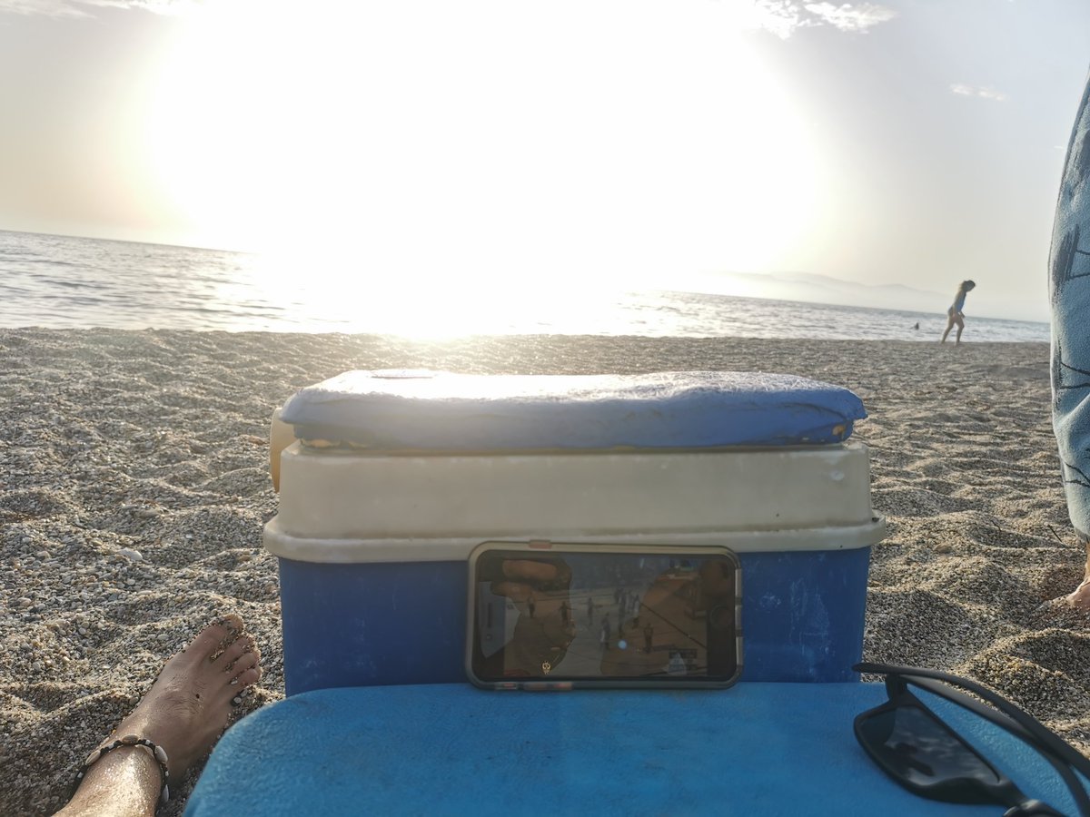 Sergioxurryca's tweet photo. @MovistarNBA @guillegimenez_ @RamonFdezEs #TiempoDePlayoffs NBA desde Cabo de Gata, Almería. https://t.co/PlxEp4A4YK