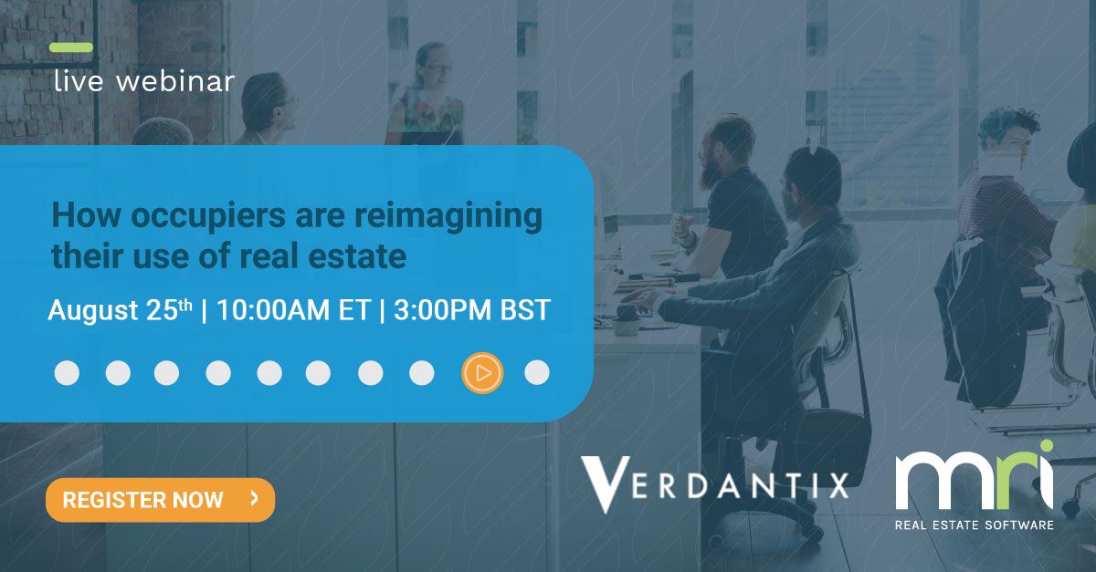 Join the webinar co-hosted by <a href="/mrisoftware/">MRI Software</a> and <a href="/Verdantix/">Verdantix</a> to learn more about how real estate and finance teams managing leased portfolios are adapting their strategies in the face of operational changes and market pressures. Register here: bit.ly/3aQcepb