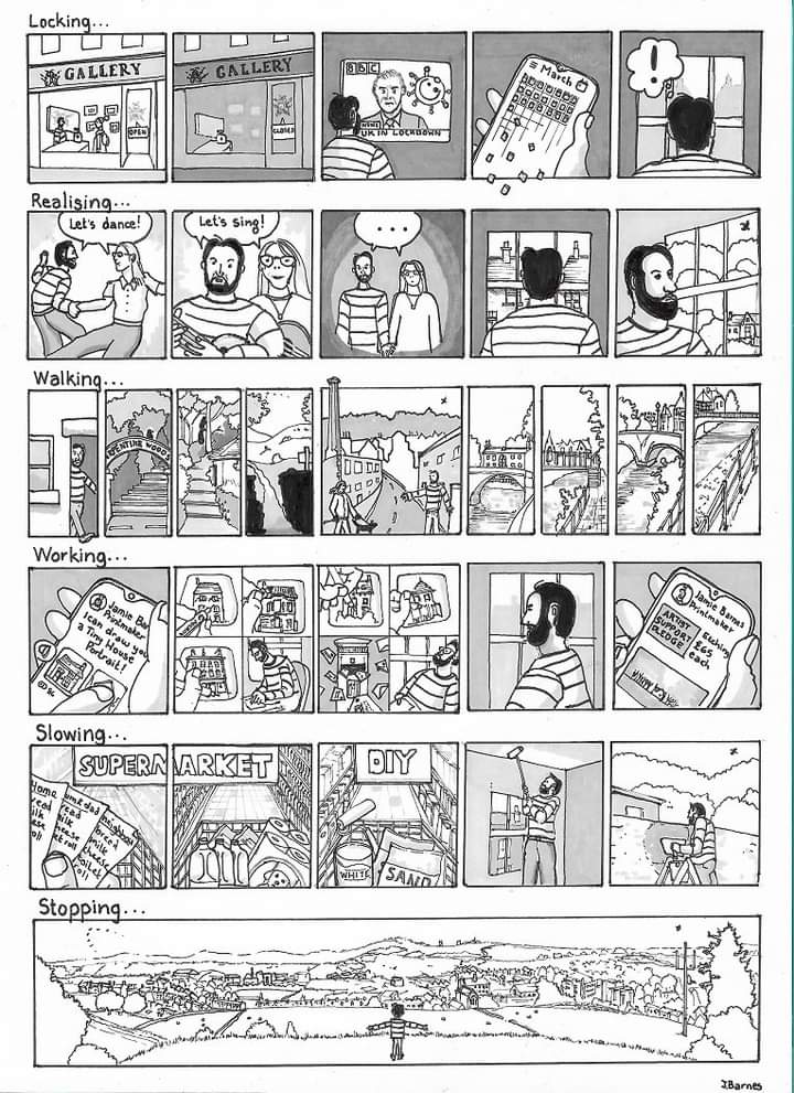 I'm so proud to be part of this positive &amp; high-quality community project created by <a href="/ByLakeland/">InspiredByLakeland</a> &amp; <a href="/Ev_Sinclair/">Evelyn Sinclair</a> in aid of Space2Create and <a href="/GreenDoorArt/">Green Door Artists</a> 
I'll be invigilating the exhibition at the beautiful and quirky <a href="/StudioMorland/">The Studio Morland</a>  on Friday