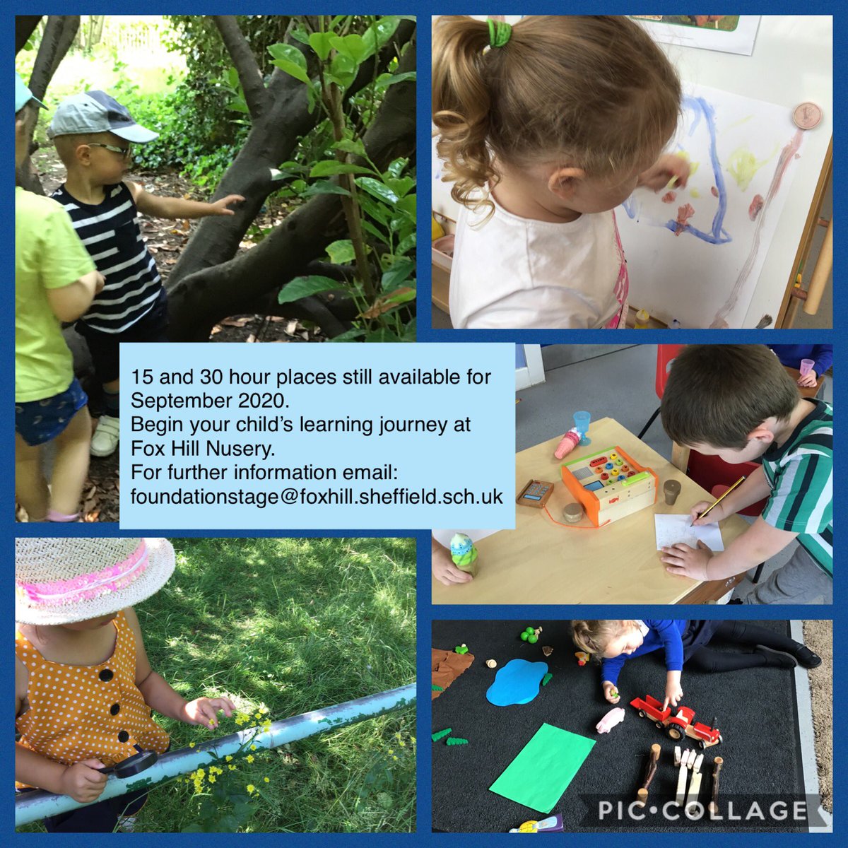 Looking for a Nursery place for September 2020 - we still have a few. Follow the link for more information nurseryblog.foxhillprimary.com/?p=1786. <a href="/FoxHillLearning/">Fox Hill Learning</a> <a href="/JillFHNursery/">Jill Fisher</a> <a href="/Hil_Wingfield/">Hilary Wingfield</a>