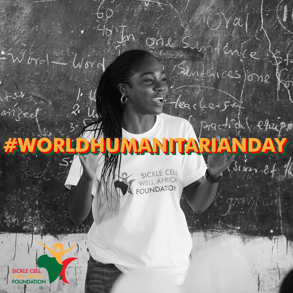 Today is #worldhumanitarianday and we are taking the time to celebrate our CEO @Dr_ToniH Dr Anthonia Hananiya a #reallifehero who has worked tirelessly during the #covid19 #pandemic wnsuring her #sicklecell clinic both in Abuja and Kano are safe for our #sicklecellwarriors!