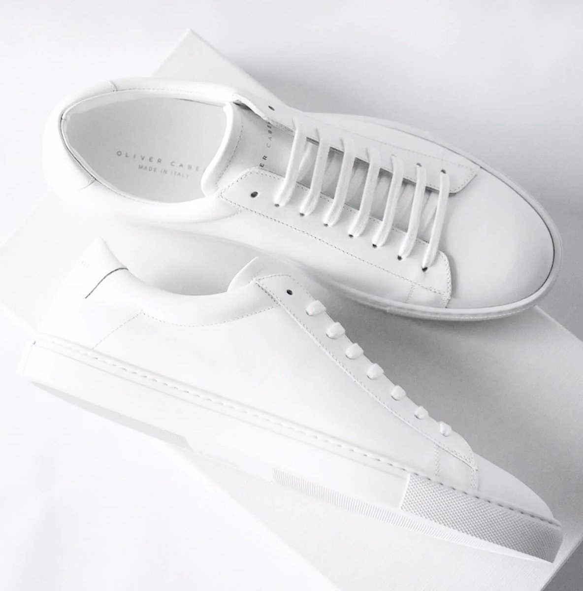 3) Sneakers - full grain leather low top sneakersThese can easily be the most versatile pair of shoes in your wardrobe.