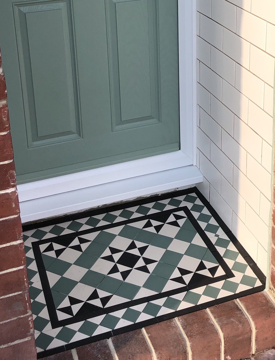 Martinmosaic On Twitter Victorian Floor Tiles Porch Tiles 70x70mm Thick 9mm Colours Super White